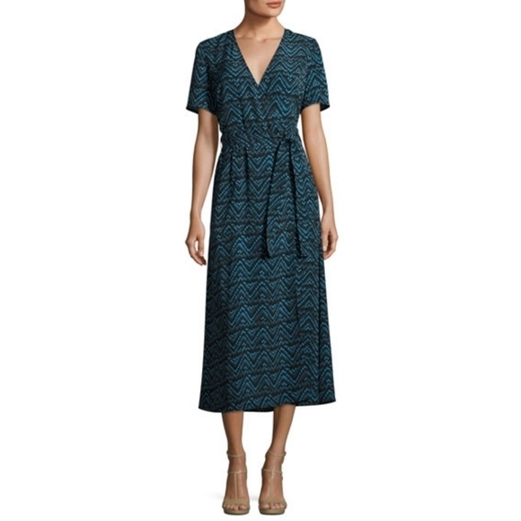 NWT A.L.C. 100% Silk Asa Midi Dress - Picture 1 of 8